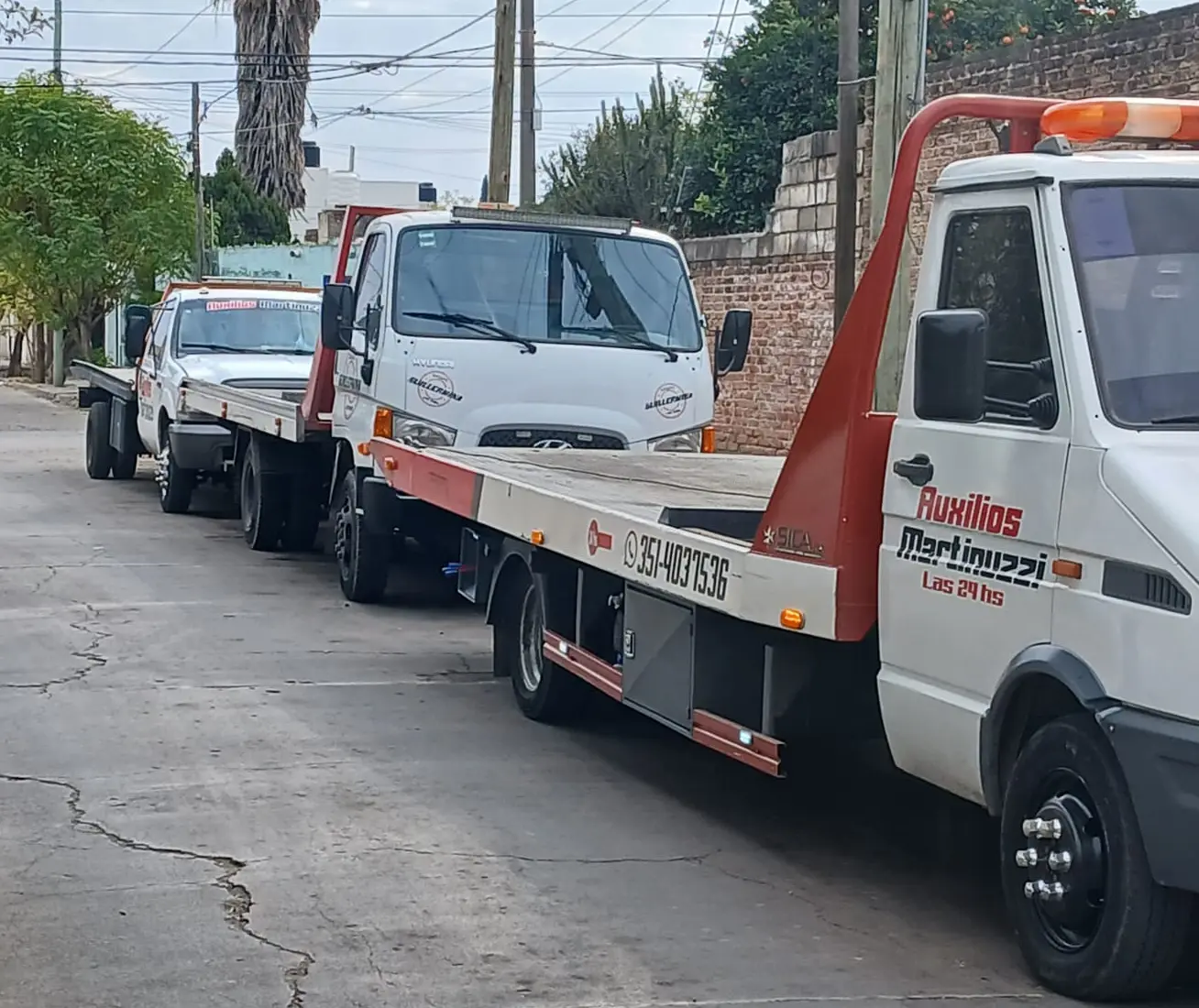 Unidades de grúa plataforma de Auxilios Martinuzzi