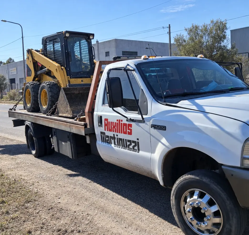 Traslado de minicargadora como servicio de maquinaria pesada en Córdoba